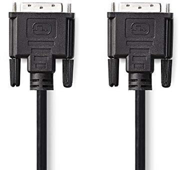 Nedis - DVI-kabel - DVI-D 24+1-stiftskontakt - 1080p - nickelpläterad - 10 m - PVC - svart
