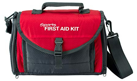 24/7 First Aid Coaches' First Aid Kit, Sports First Aid Kit Duffel Bag for Basketball, Baseball, Football, Volleyball, and Soccer Coaches, 189 Pieces