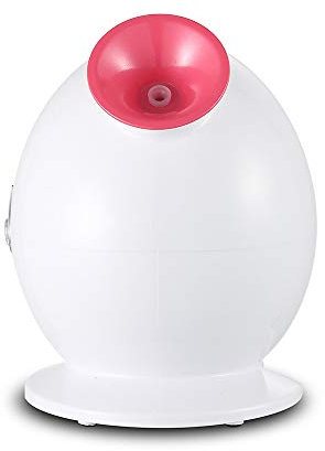 Spruzzatore idratante a vapore per sauna facciale con nebbia calda e vaporizzatore per la cura della pelle, per le donne, bianco