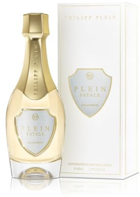 Philipp Plein Plein Fatale Eau de Parfum 50 ml - Women's Perfume - Floral Gourmand Notes - A Feast of Feminity and Sensuality - Elegant Clear Glass Bottle