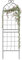 SCENDOR - 1 graticcio da giardino 180,3 cm di altezza x 50 cm di larghezza, per piante rampicanti, supporto per piante rampicanti, metallo, ferro, rosa, traliccio per viti, fiori, cetrioli, supporto