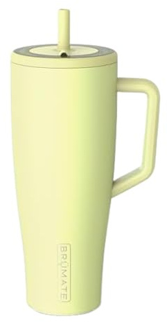 BrüMate Era 1.2L Tumbler with Straw and Lid | 40oz Metal Water Bottle with Handle | 100% Leakproof | Insulated Cup | Stainless Steel Travel Gym Mug | Keeps Drinks Ice-Cold All Day (Prickly Pear)