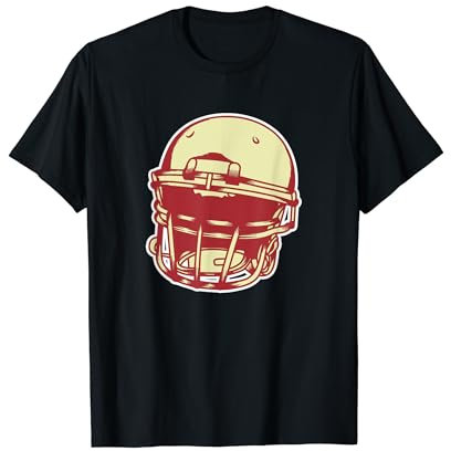 American Football Helm Footballliebhaber T-Shirt