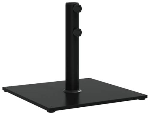 vidaXL Base de sombrilla Redonda para Palos de Ø32/38/48 mm 25 kg, Base de Parasol, Soporte para sombrilla, Base para sombrilla de Patio