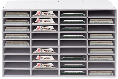 Kaichenyt Archivador, 36 compartimentos, carpeta organizadora de escritorio, archivadores, almacenamiento de documentos, 100 x 30 x 61 cm