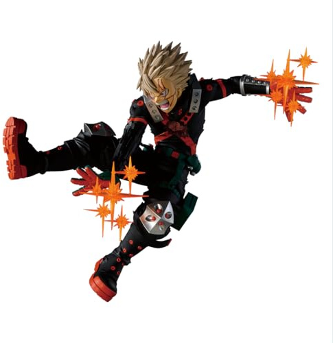Banpresto Katsuki Bakugo III My Hero Academia The Amazing Heroes Plus 16 cm BP29749P Multicolore, figura da collezione, ideale per i fan degli anime