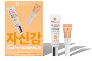 Erborian - Les Essentiels Effet Peau de bébé - Coffret BB x Super BB - BB Crème Doré 15ml + Super BB Concealer Doré 3ml - Soin Cosmétique Coréen - Doré