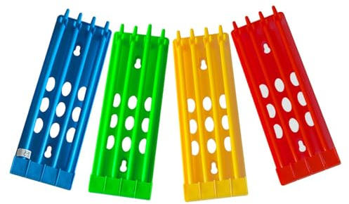 HEMOTON 4 Pièces Support pour Anneaux de Pattes de Pigeons de Course Organiseur Suspendu Compact pour Bagues Pied Oiseau Cadre Pratique pour Fournitures Pigeons Voyageurs Rangement Facile