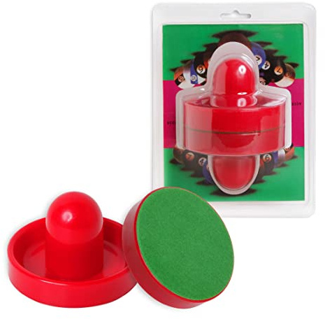 OKKO Air Hockey Felted Pusher Paddle Goalie Mallet Striker 3”/75 mm in a Blister, Pack of 2