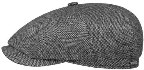 Stetson Hatteras Harridge Gorra Gatsby Espiga sostenible Hecho en UE Hombre Otono Invierno