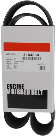 3104860 3681796 Engine V Ribbed Belt V-Belt Compatible with Cummins Engine QSX15 ISX15 12PK