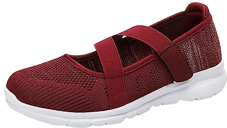 Eauptffy Clásicas bailarinas para mujer, elegantes zapatos planos con tiras elásticas cruzadas, diseño abierto, zapatillas de deporte, estilo bohemio, correa elástica para los dedos, zapatillas de