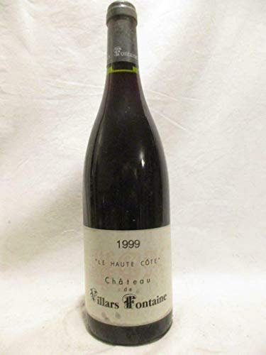 hautes côtes de nuits château de villars fontaine le haute côte rouge 1999 - bourgogne