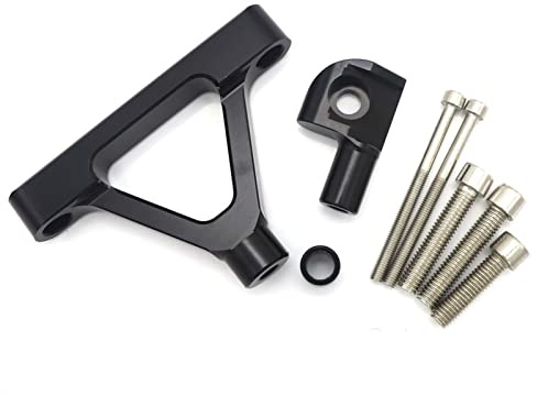 Amortiguador Dirección Kit De Montaje De Soporte De Amortiguador De Dirección Ajustable De Motocicleta CNC para Kawasaki ZX6R 2007 2008 Soporte De Dirección De Moto Estabilizador Amortiguadores