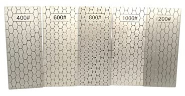 Lot de 5 pierres à aiguiser, 400/600/800/1000/1200 aiguiseurs de couteaux professionnels, pierres à aiguiser diamantées pour divers couteaux, burins et rabots