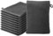 Juego de Guantes de Baño - 10 Guantes de Baño Tamaño Adulto 15x20cm - 100% Algodón Premium - Ultra Suave & Absorbente - Certificado Oeko-Tex - 500g/m2 - Ôhm - Gris Oscuro