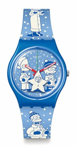 SWATCH Montre The Simpsons Gent SO28Z126 Tidings of Joy, Bracelet