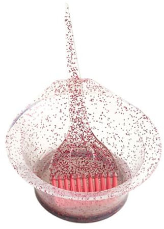 Kit de teinture de cheveux, coloriage de coiffure kit de teinture salon teinture de coiffure bol brosses set coiffage accessoires de coiffure 2pcs rouges