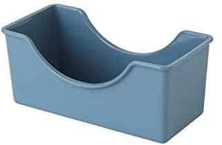 Teglia Da Forno Macaron Spiedo Piatto di Spiedo Piatto di Spuntino domestico sottaceti Spuntino plastica torta Tavolo da immondizia Vassoio (Blue, One Size)