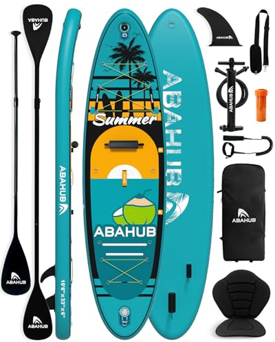 Abahub Stand Up Paddling Board med säte 320 x 84 x 15 cm, lastkapacitet 200 kg
