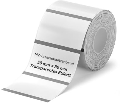 NIIMBOT Étiquettes à transfert thermique pour imprimante d'étiquettes M2 M3, longue durée de stockage, couleurs stables, pour petites entreprises, cosmétiques, étiquetage vitaminé, 50 x 30 mm