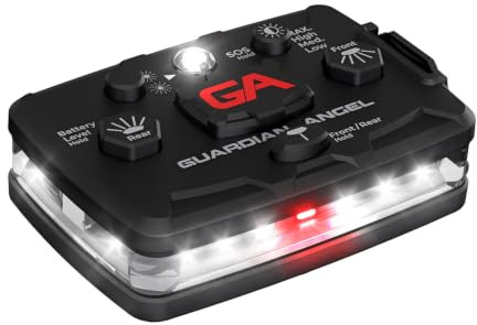 Guardian Angel Elite Safety Light - White Front & White Rear