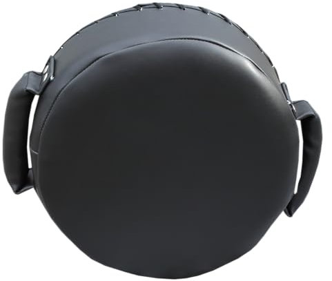 LISARO Runde Fokus Pad, Pratze MMA Muay Thai Taekwondo, Handschlagpolster, Treten/Schlagen/Boxen/Kampfsport Training, Coach Box-Schlagpolster Kick Schild 32 X 10 mit Zwei Griffe.