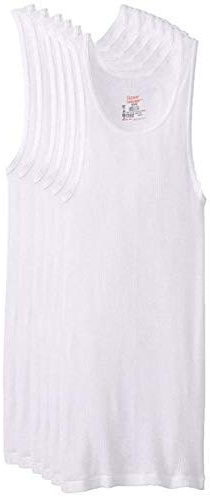 6-Pack anks, White, X-Large