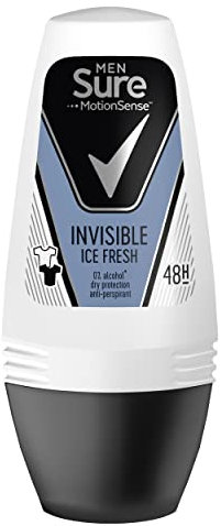 Sure Invisible Ice Anti-perspirant Deodorant Roll-On 6 x 50 ml
