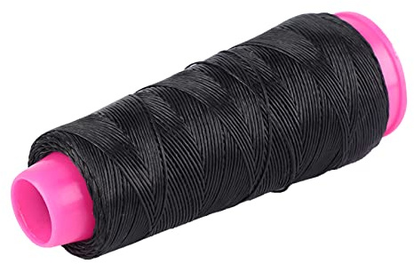 Drfeify Hilo de Servicio de Cuerda de Arco de 110m, Hilo de Material de Cuerda de Poliéster Hilo de Cuerda de Cuerda de Arco para Arco Recurvo Accesorio de Tiro con Arco (Negro)