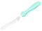 Spatule Coudée Pâtisserie Anglée - Palette en Acier Inoxydable 1.9 x 23 cm - Glaçage du Gâteau (23cm, Bleu)