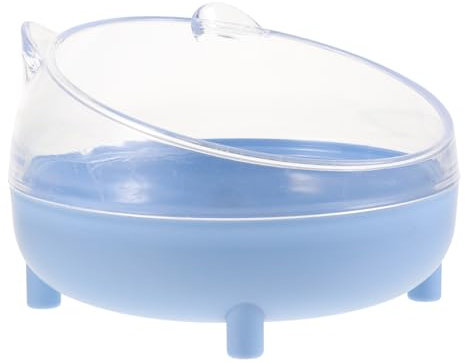 BESPORTBLE 3stücke Hamster Sandbad Container Mit Halbtransparentem Deckel Abnehmbar Für Pflege Kleiner Haustiere Fördert Aktivität Und Stress Im Badezimmer