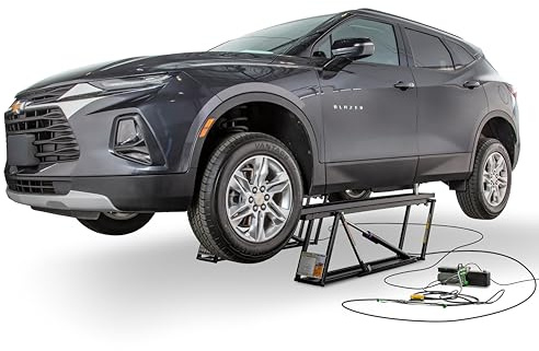 QuickJack 6000TL Portable Car Lift with 6,000lb Capacity, with 110V Power Unit, Safe & Portable Design Garage Lift for Home, Garage, Shop, or Mechanic Auto Repair