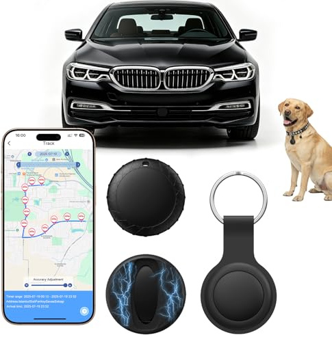 GPS Tracker per Auto, GPS Auto Localizzatore Compatibile con iOS e Android, Tracciamento Globale in Tempo Reale, Localizzatore Gps Senza SIM, per Bambini, Auto, Animali Domestici, IPX6 Impermeabile