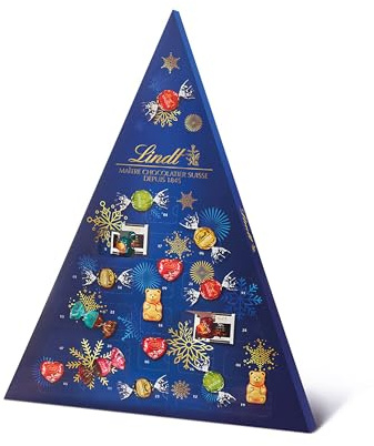 Calendario Avvento con praline assortite di cioccolato