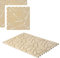 UPP baldosas para patio y jardín I paneles de exterior impermeables antideslizantes I juego de azulejos de plástico para jardín, balcón, piscina, etc. (6 paneles, 30x30cm c/u, piedra natural)