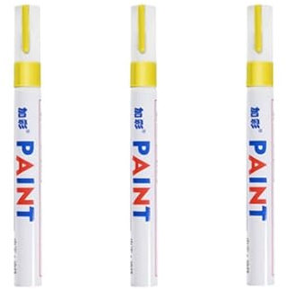 LEDGOO Lot de 3 marqueurs de pneus pour voiture, moto, pédales, vélo, stylo, étanche, résistant aux intempéries