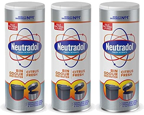 Neutradol Dustbin Odour Destroyer Powder Citrus Fresh 350g | Pack of 3