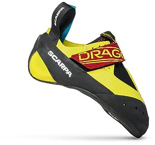 SCARPA Kids' Drago Rock Climbing Shoes for Gym Climbing and Bouldering - Yellow - 3-3.5