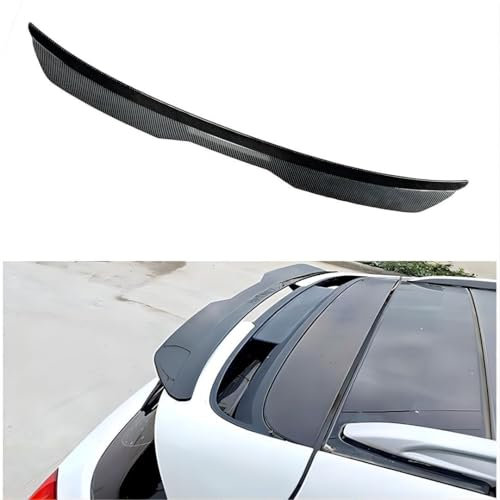 GTFFDERD Auto Heckspoiler für VW Touareg II (7P) 2010 2011 2012 2013 2014 Schwanz Spoiler Flügel Heckflügel Dekoration Ersatz Tuning Karosserie Anbauteile,Carbon Fiber Style