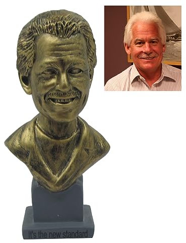 Individuelle Wackelkopf-Figur, individuelle Puppe, bronzefarbene Büste, Wackelkopf-Figuren, handgefertigte Geschenke, personalisierte Skulptur, Geschenke für Damen/Herren