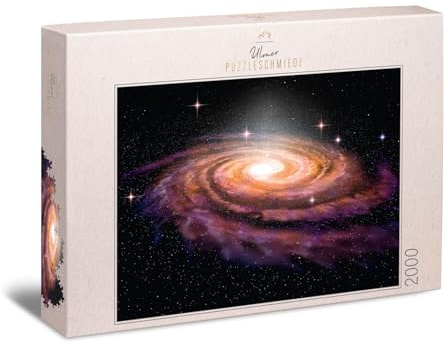 Ulmer Puzzleschmiede - Puzzle Galaxie 2000 pièces - Espace & Univers - Nébuleuse d'Andromède, Astronomie, Spectaculaire galaxie spirale 3D