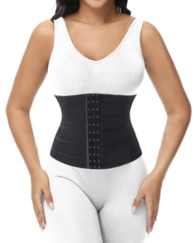 KUMSODE Damen Bauchweggürtel,Bauchweg Taillenformer, Waist Trainer Gürtel, Fitness Waisttrainer, Neopren Bauchweggürtel, Fitness Sauna Gürtel, Verstellbarer Taillengürtel für Fitness, Alltag