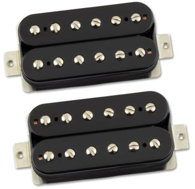 Tonerider Panama Humbucker Pickup Set, Black, 50mm Spacing - Ceramic Magnets, High Output, Perfect For 80s Shred, 4-Conductor Wiring, 5-Year Warranty
