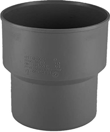 Größe Ø DN50 HT Abflussrohr System - Rohr Anschluss an Guss DN 50