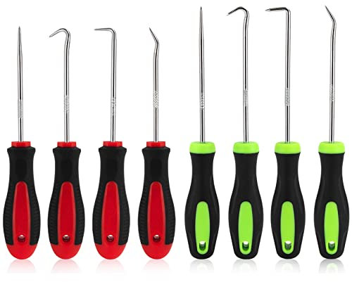 Rimozione del paraolio, 8 Pezzi Gancio di Prelievo di Precisione Strumenti di riparazione automatica per Riparazioni Auto e Altre Manutenzioni Meccaniche