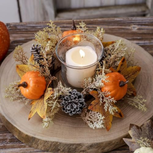 Couronne De Bougies, Couronne d'automne, Anneau De Bougie d'automne