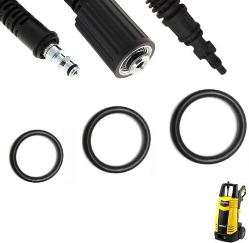 parpyon® Ricambi Accessori per idropulitrice Lavorwash - Fasa Attacco rapido a baionetta per Idropulitrici ad Acqua Fredda (Kit 3 Guarnizioni)