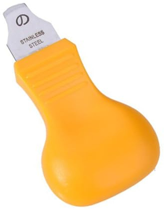 IMIKEYA Herramienta de Reparación de Relojes de Pulsera Cuchillo Abridor de Cajas de Relojes Amarillo Acero Inoxidable y Plástico Duro Tamaño Compacto para Uso Profesional y Doméstico
