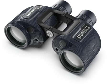 Steiner Navigator 7x50 Binoculars - Magnification 7X - High Contrast Optics - Floating Prism System - Sports-Auto Focus - Delivers Excellent Image Clarity, Navy Blue (2342, New Version)